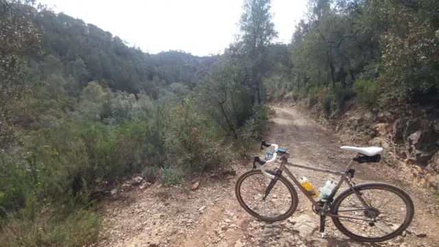 gravel cycling around girona spain