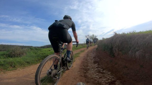 riding gravel bikes in girona spain