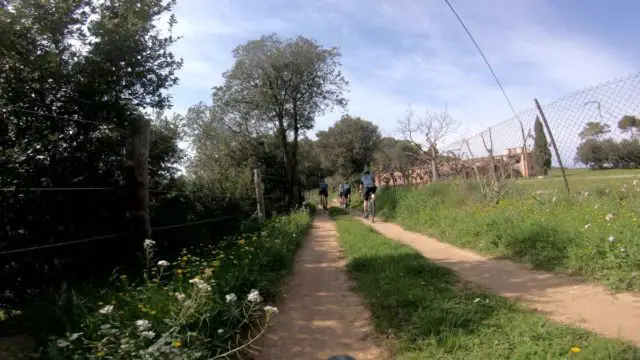 riding gravel bikes in girona spain