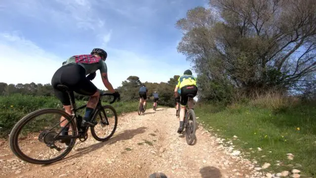 riding gravel bikes in girona spain