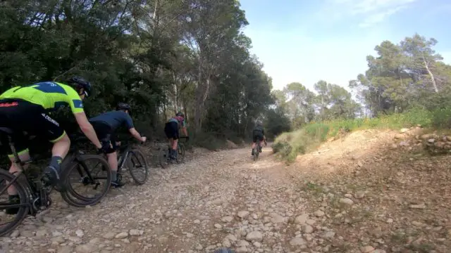 riding gravel bikes in girona spain