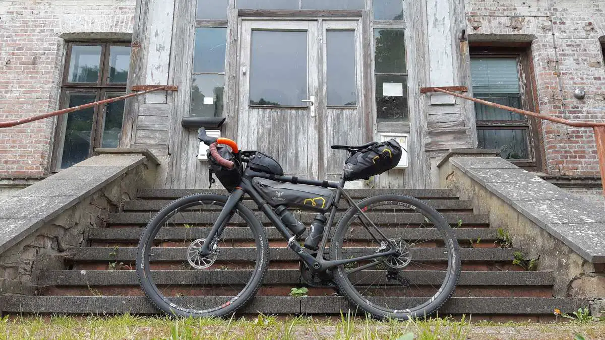 gravel cycling near the baltic sea