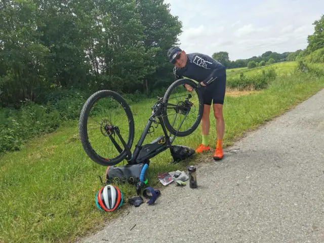 gravel cycling near the baltic sea