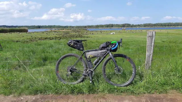 gravel cycling near the baltic sea