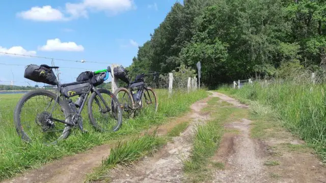 gravel cycling near the baltic sea