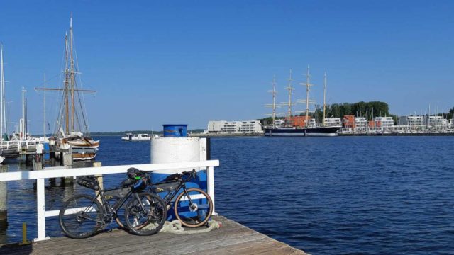 gravel cycling near the baltic sea