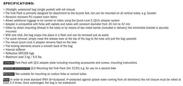 ortlieb bikepacking gear for 2021