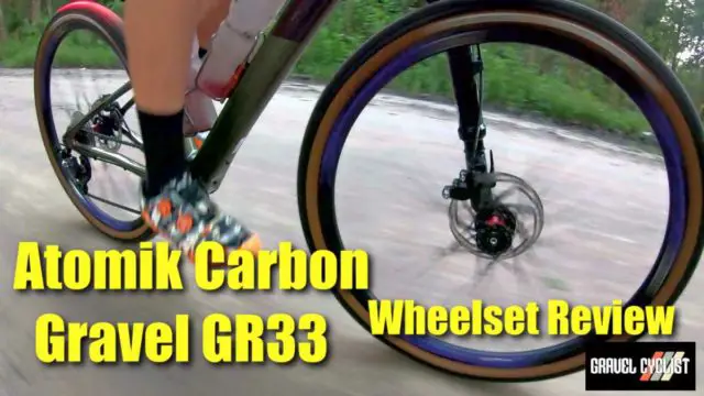 atomik carbon gravel gr33 wheelset review