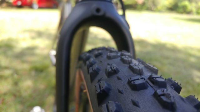 knobby tires on gravel bikes