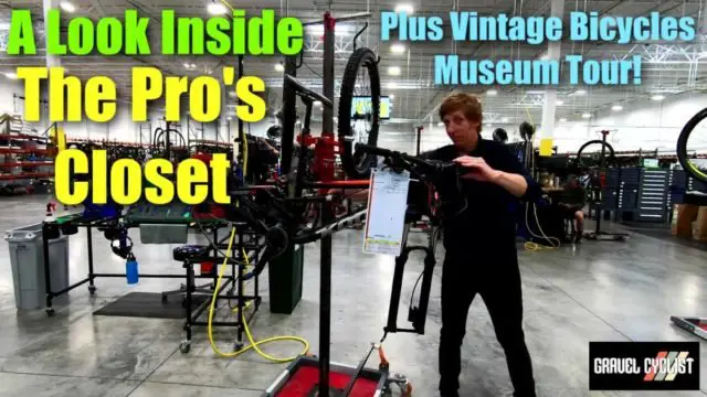 tour of the pro's closet and vintage bicycle museum