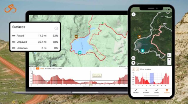 ride with gps surface types