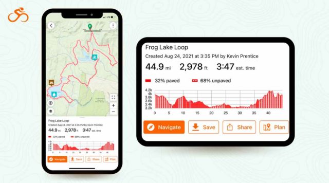 ride with gps surface types