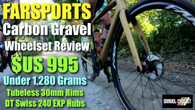 farsports carbon gravel wheelset review