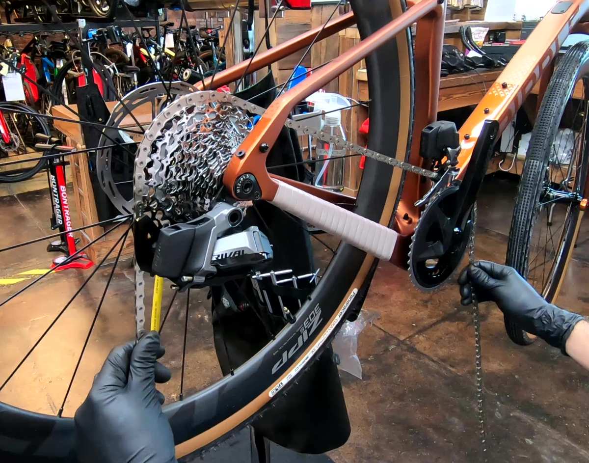 gravel bike build with sram rival etap axs