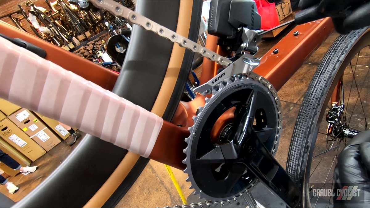 gravel bike build with sram rival etap axs