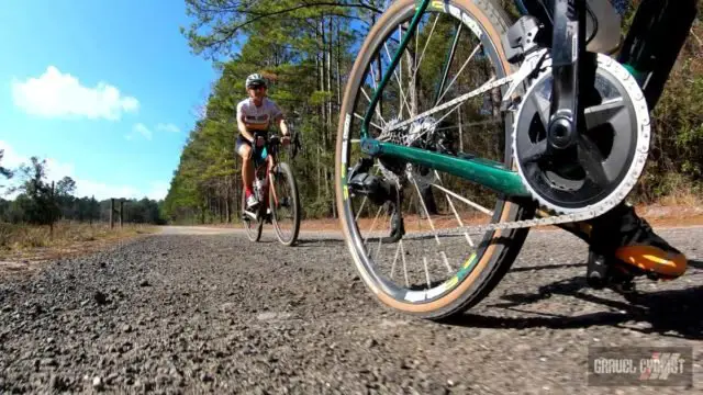 lady gravel cyclist georgia