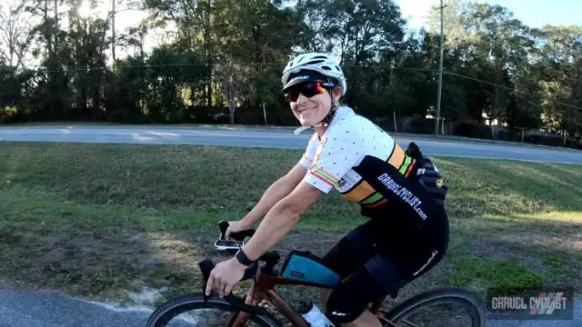 first time century female cyclist