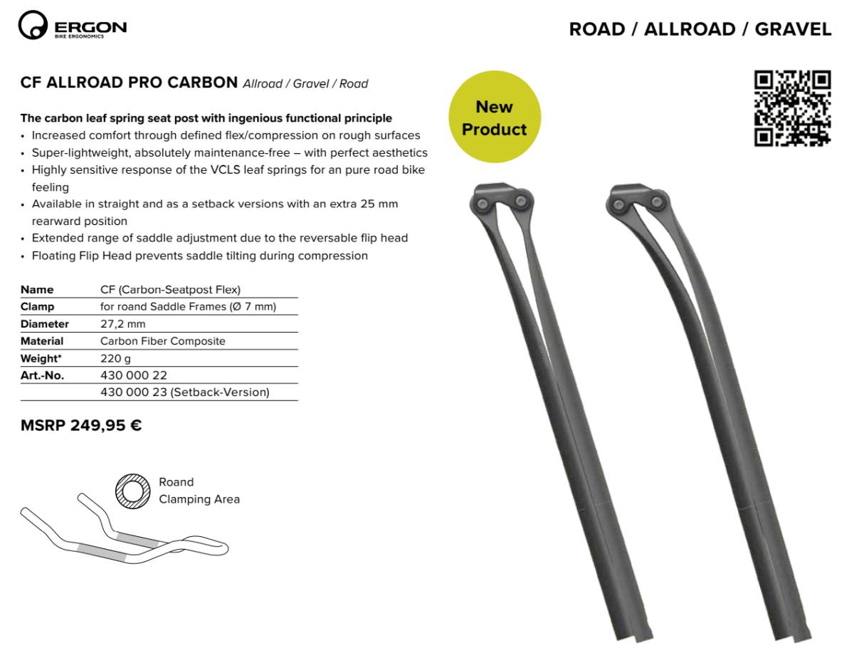 ergon cf all road pro seatpost review