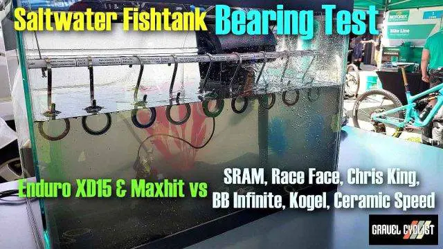 enduro bearings saltwater fishtank test