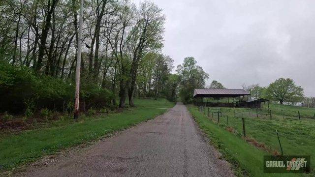 indiana flooded gravel bike ride