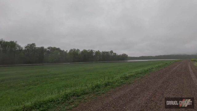 indiana flooded gravel bike ride