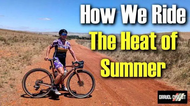 cycling in the heat of summer