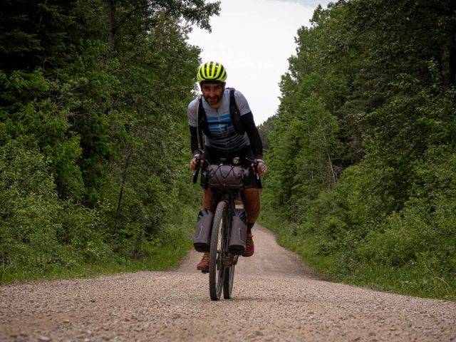 bikepacking in quebec