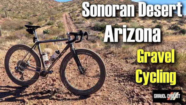 gravel cycling in the sonoran desert