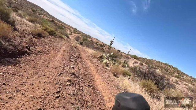 gravel cycling in the sonoran desert