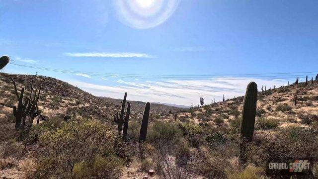 gravel cycling in the sonoran desert