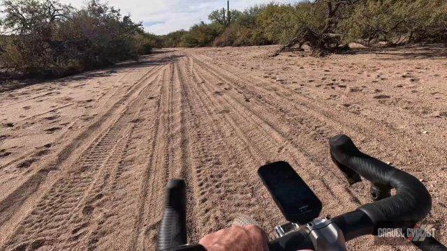 gravel cycling in the sonoran desert