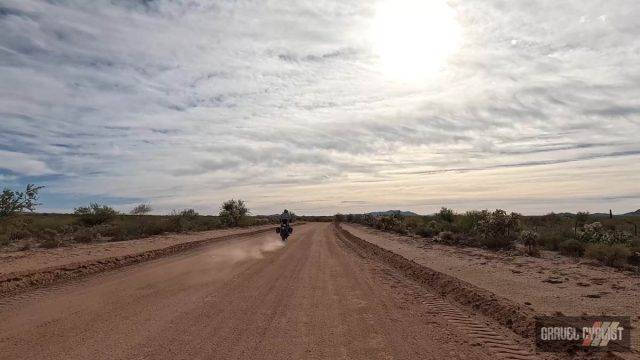 gravel cycling in the sonoran desert