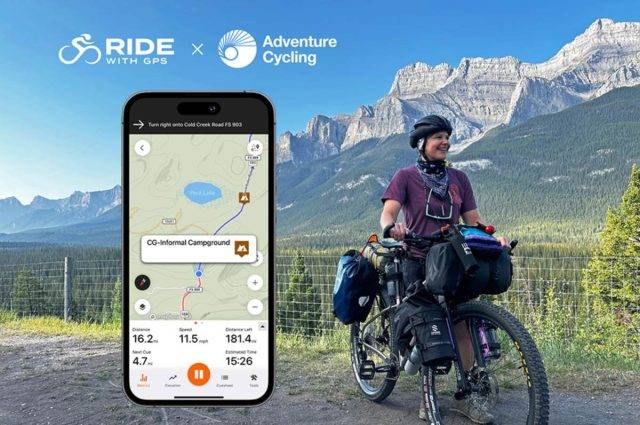 ride with gps and adventure cycling