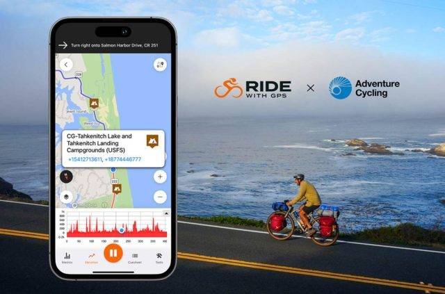 ride with gps and adventure cycling