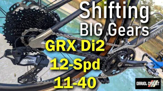 shimano grx di2 12-speed shifting big gears