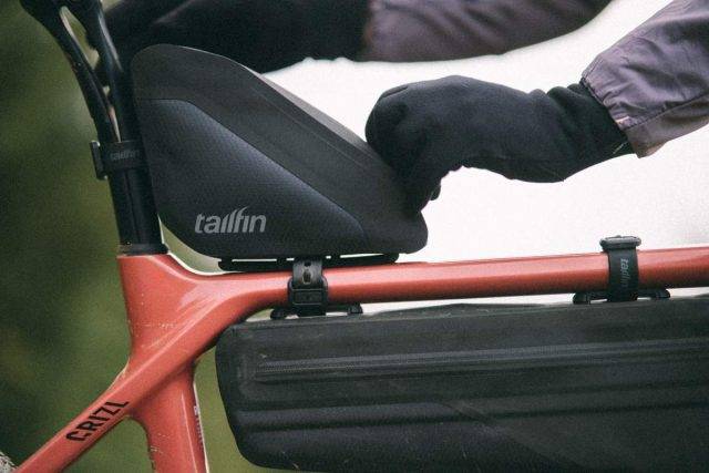 tailfin cycling rear top tube bag review