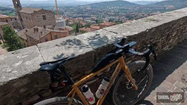 foligno to perugia cycling experience
