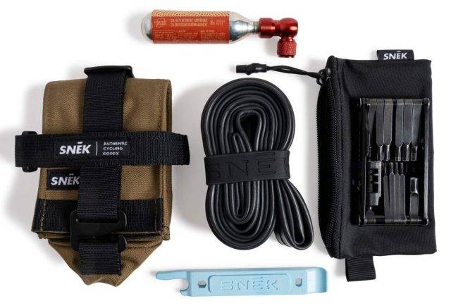 snek cycling Roll Top Saddle Bag