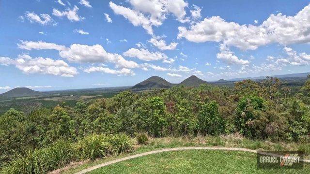 Cycling in the Glass Mountains Queensland