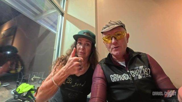 gravel cycling at night time