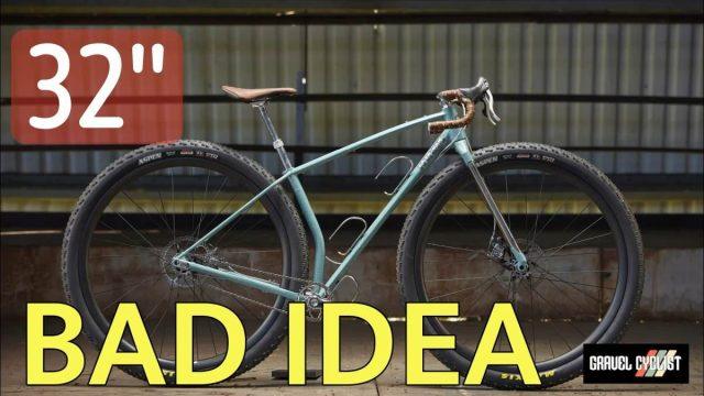 32 inch gravel bikes bad idea