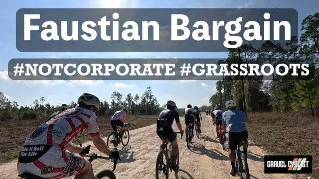 faustian bargain gravel cycling