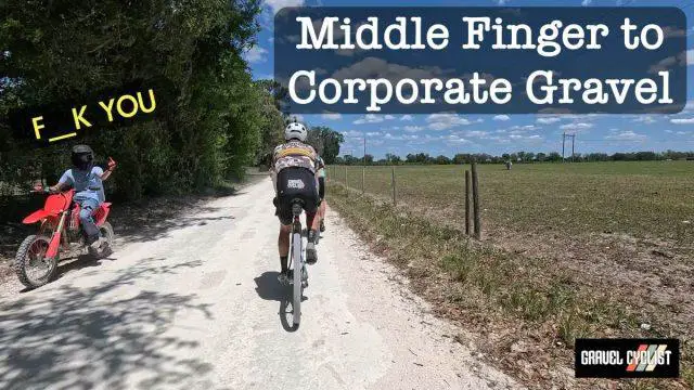 middle finger to corporate gravel