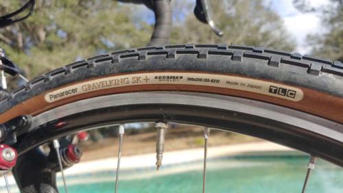 colnago c50 cyclocross bike on gravel