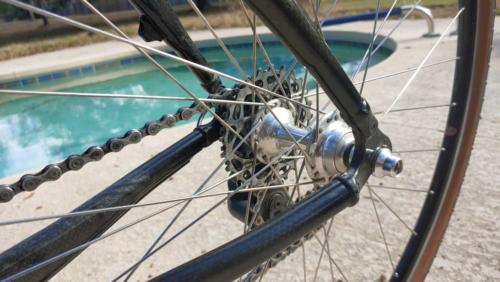 colnago c50 cyclocross bike on gravel