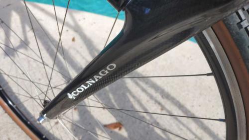 colnago c50 cyclocross bike on gravel