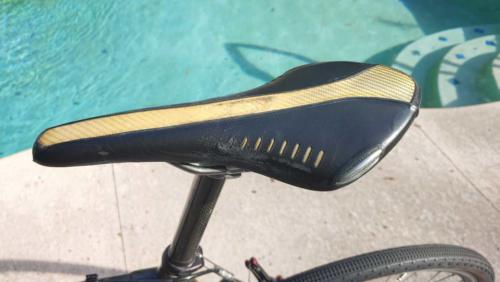 colnago c50 cyclocross bike on gravel