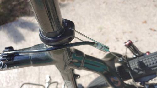 colnago c50 cyclocross bike on gravel