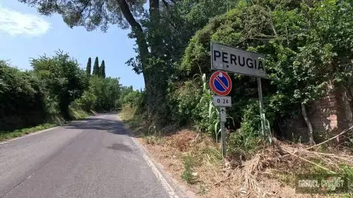 foligno to perugia cycling experience