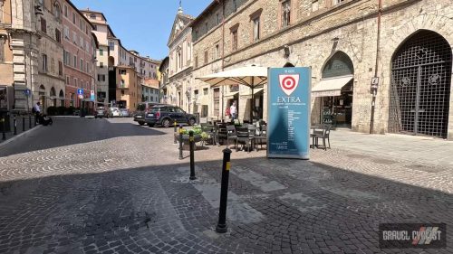foligno to perugia cycling experience